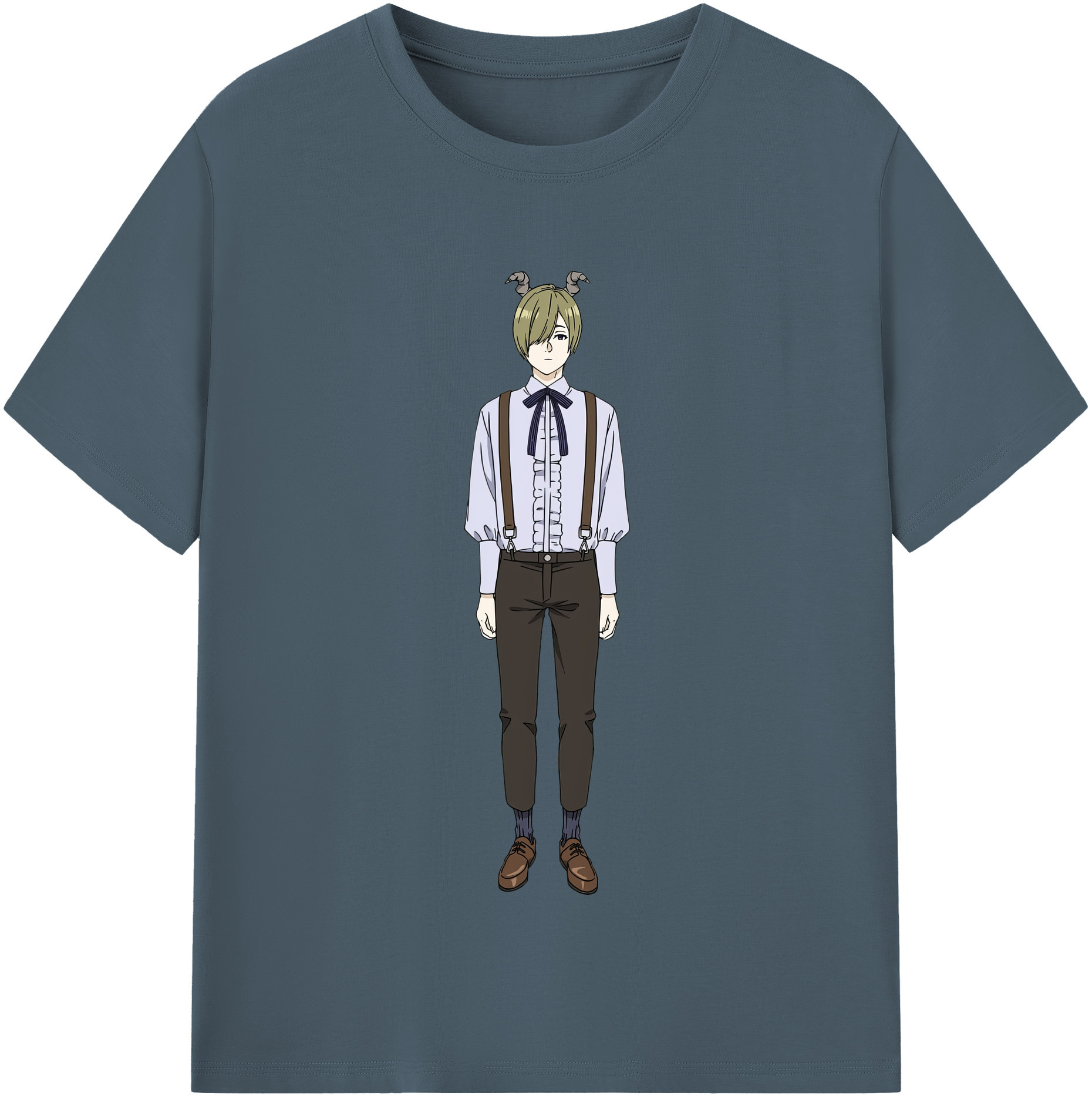 （画像用） 葬送のフリーレン Frieren 綿100％半袖Tシャツ（フロントプリント）